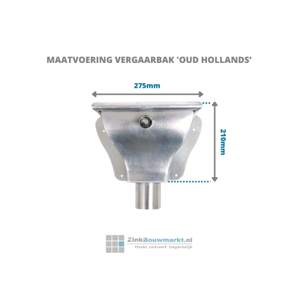 Zinken vergaarbak 'Oud Hollands'