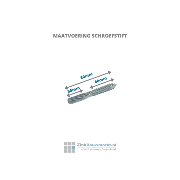 Bevestigingsbeugel zinken regenpijp met schroefstift