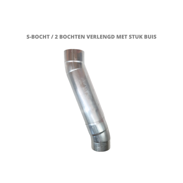 Zinken bocht 20° Ø 80mm