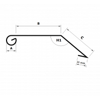 Zinken deklijst type A
