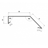 Zinken deklijst type G